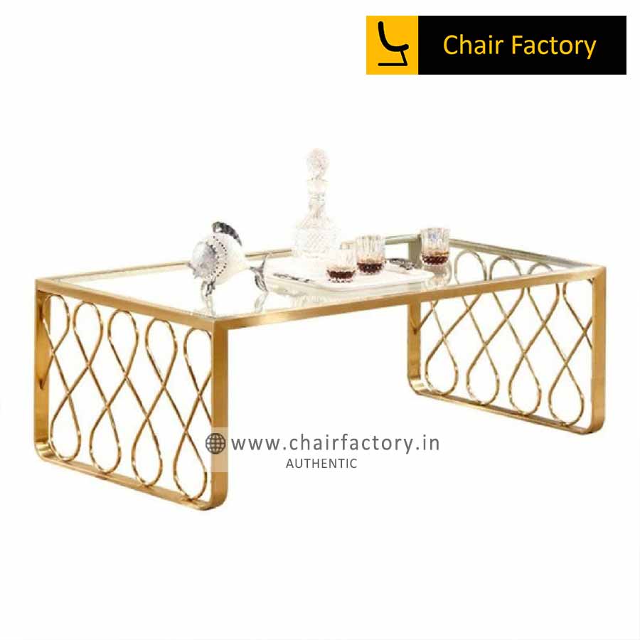 DomoGold Centre Cafe Table